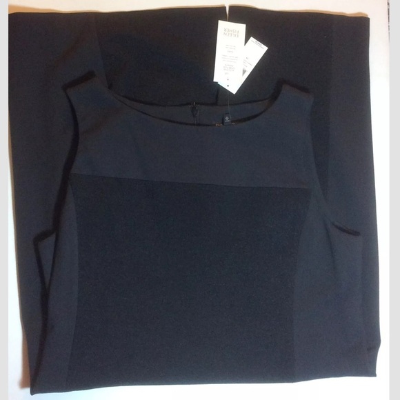 NWT Eileen Fisher Color Block Sheath Dress Sz 16 - Picture 2 of 12